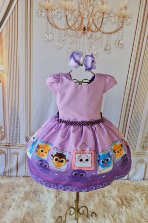 Vestido Bolofofo Berinjela