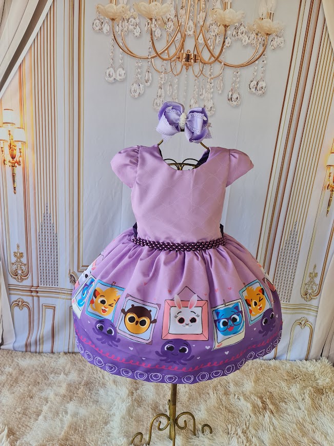 Vestido Bolofofo Berinjela