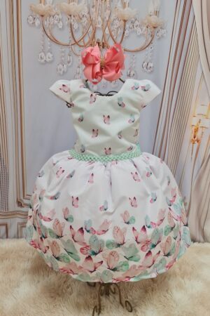 Vestido Borboleta Verde