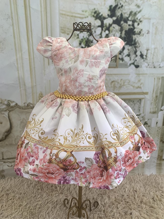 Vestido Floral Realeza