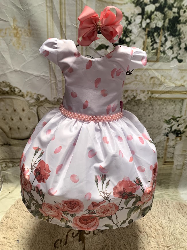 Vestido Petalas Soltas Rosa