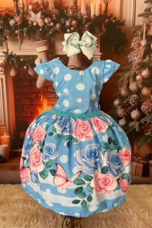 Vestido Poa e Listras