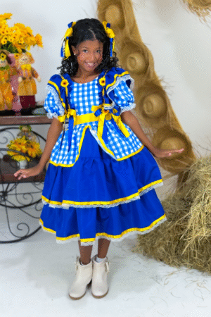 Vestido Girrasol Matuto - Azul Royal