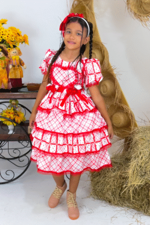 Vestido Explode Coração Vermelho