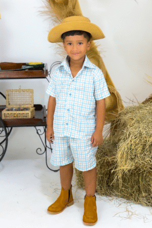 Conjunto Caipirinho - Azul Bebe