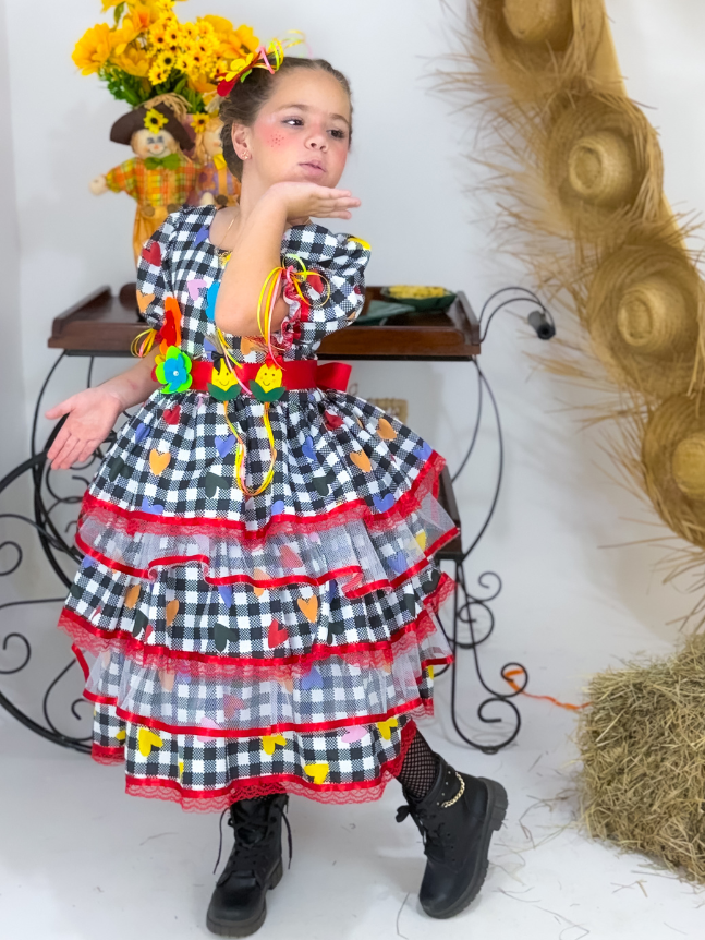 Vestido Flor de Milho - Amor Junino