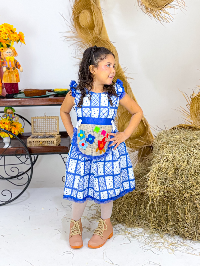 Matutinha Avental Azul