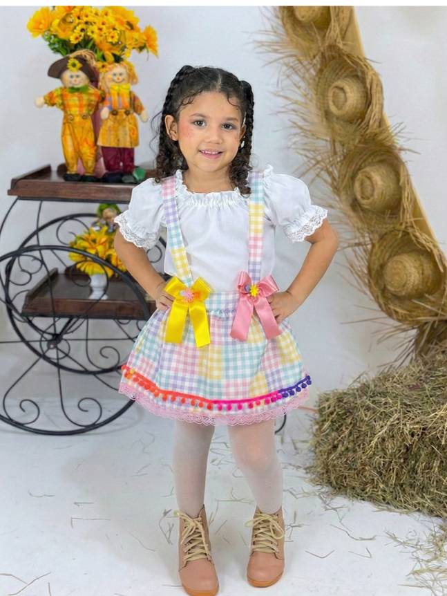 Salopete Ciganinha - Colorido Candy