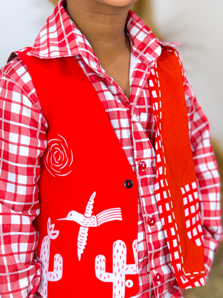 Colete - Cordel Vermelho