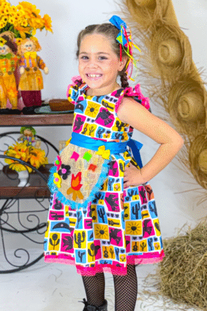 Matutinha Avental Cordel Pink