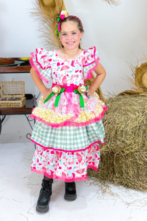 Vestido Pula Pipoquinha - Pink