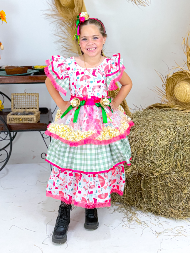 Vestido Pula Pipoquinha - Pink