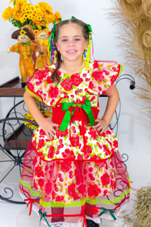 Vestido ViraFesta - Vermelho Cereja