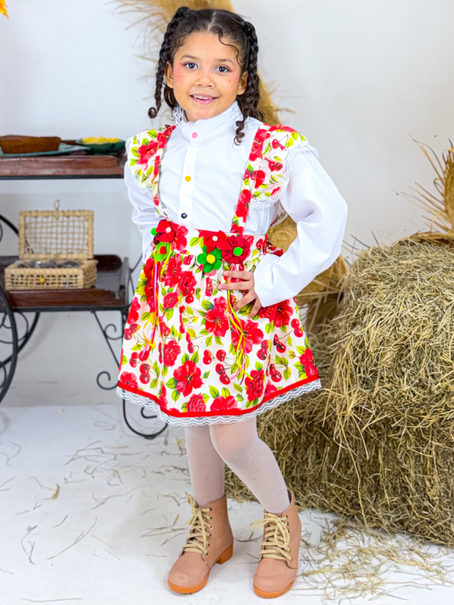 Salopete Abas - Vermelho