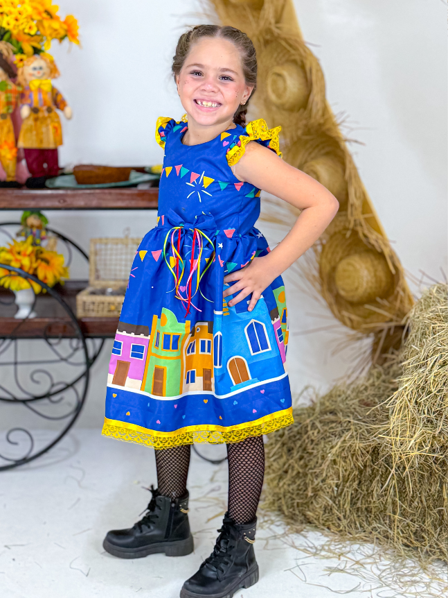 Matutinha Vila Junina Azul