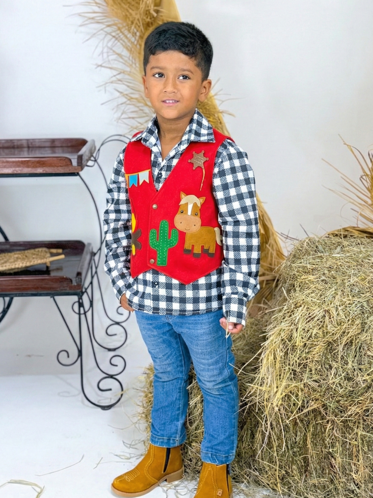 Colete - Candinho Vermelho