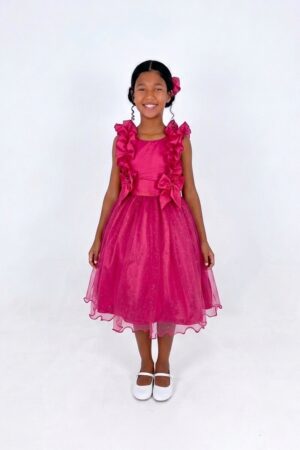 Vestido Glitter Fluflu Pink