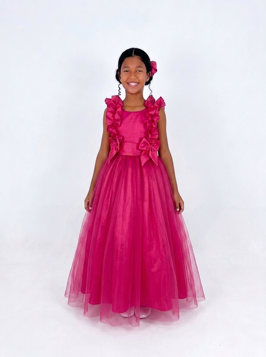 Vestido Longo FluFlu Pink