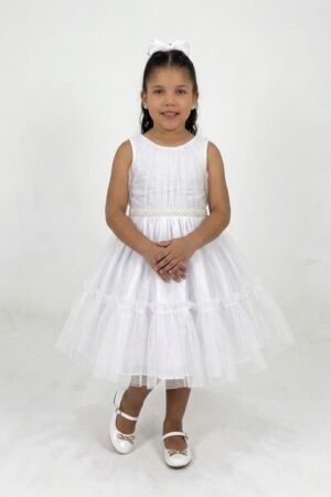 Vestido Camadas Branco