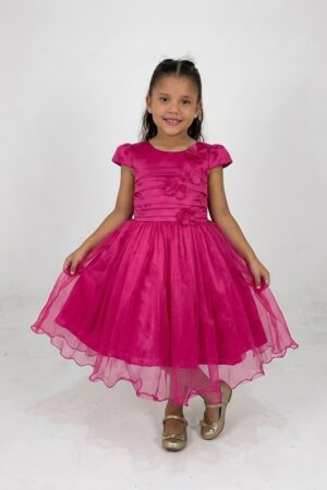Vestido Faixas Pink