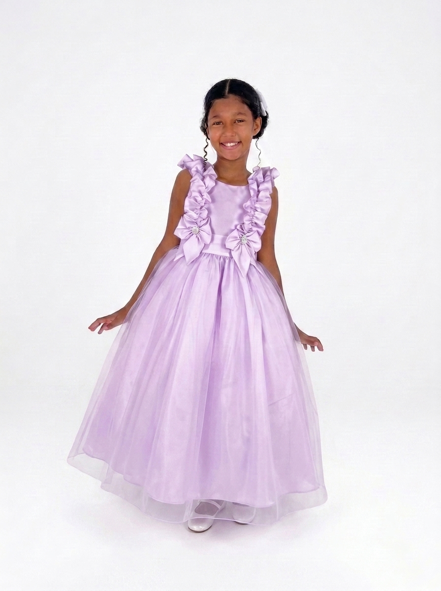 Vestido Longo FluFlu Lilas