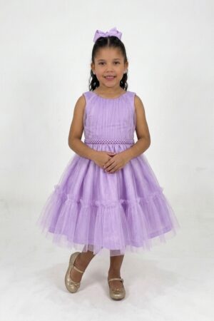 Vestido Camadas Lilas