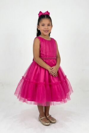 Vestido Camadas Pink