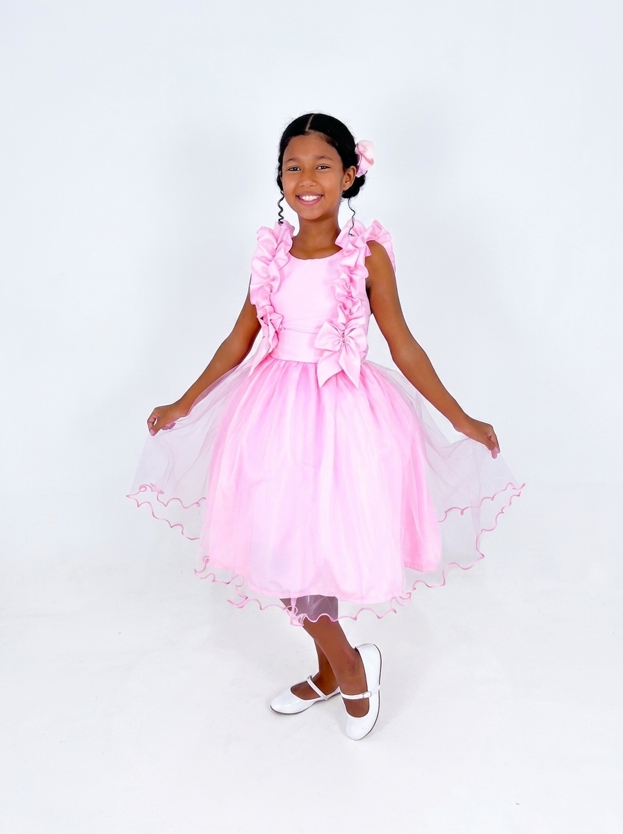 Vestido Fluflu Rosa