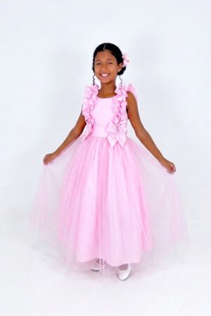 Vestido Longo FluFlu Rosa